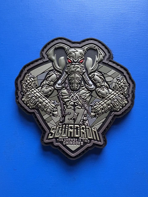 英国空軍　27 SQUADRON CHINOOKSパッチ 英国空軍 27 SQUADRON CHINOOKSパッチ 英国空軍 27 Squadron