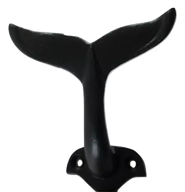 Cast Iron Whale Tail Hook Nautical Decor Hooks Coat Hat Hook Bathroom Ocean Sea