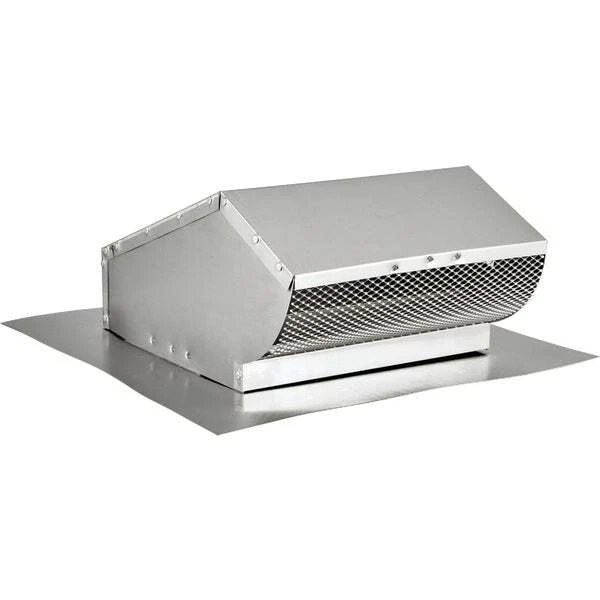 Lambro 10 In. Aluminum Roof Vent Cap with Damper 107 Lambro 107 10 In.