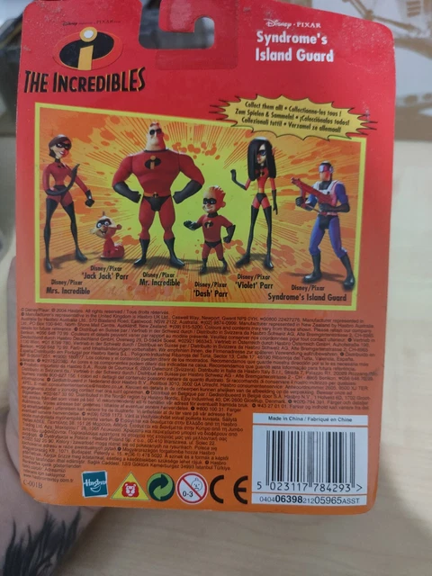 DISNEY PIXAR THE Incredibles Collectables in box 2004 Syndrome's Island ...
