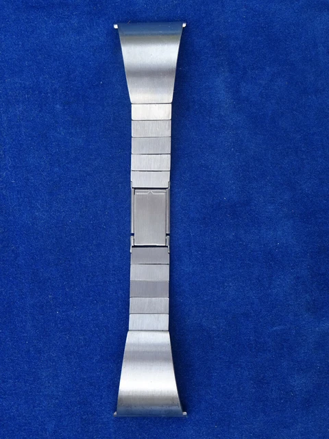 Bracelet De Montre Vintage ZRC Extensible Des Années 70 - Largeur 16 Mm - Neuf De Stock (Argenté) - Unisexe