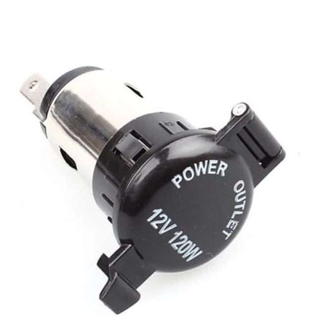 12V/ 120W Cars Motorcycles Boats Cigarette Lighter Power Socket Outlet Plug New