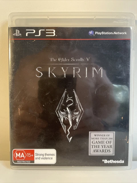 The Elder Scrolls V Skyrim Sony Playstation 3 PS3 - Free Postage + Manual & Map