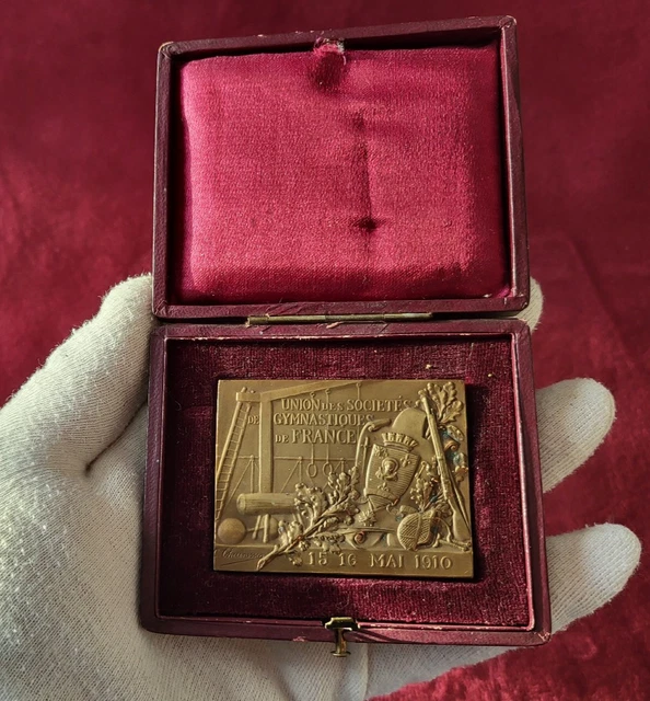 Médaille 50 Ans Sté Lyonnaise Des Eaux Et De L'Éclairage - Stern Et Guillonnet, Bronze 1930