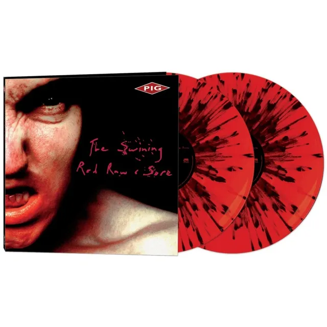 PIG The Swining / Red Raw & Sore LIMITED 2LP RED & BLACK SPLATTER VINYL 2024