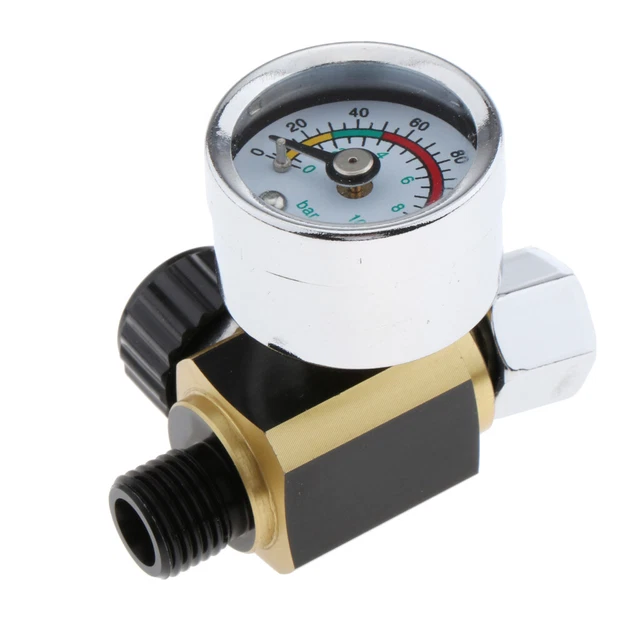 Régulateur Pression D'Air Jauge Régulateur D'Air Pistolet Pneumatique