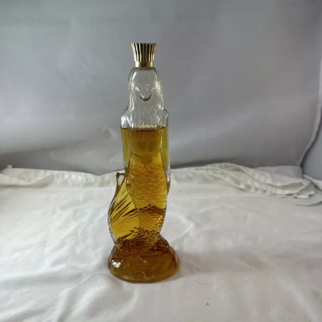 Vintage Avon Skin-So-Soft 6FL OZ Mermaid decanter - Near Full 80%