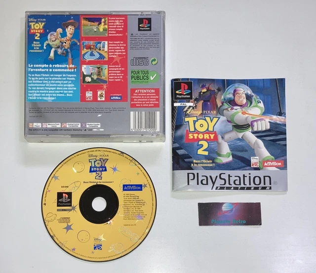 Toy Story 2 Sur PS1 – PAL FR – Complet, Bon état, Quelques Micro-rayures