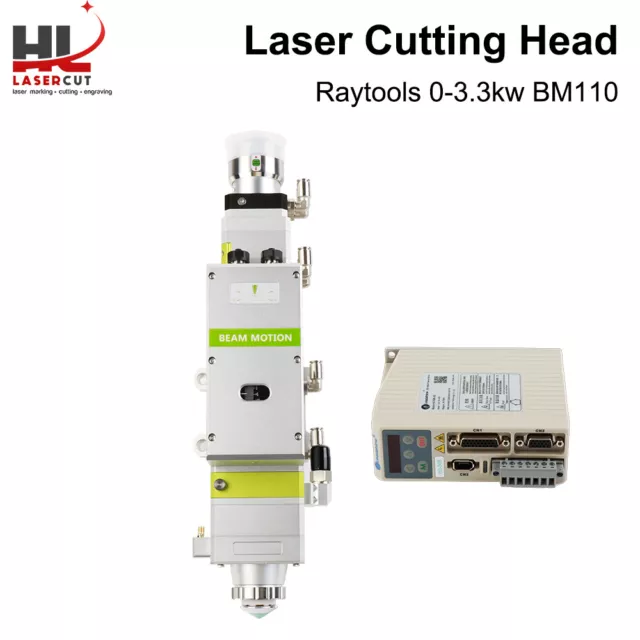 Raytools BM110 0-3.3KW Auto Focusing Fiber Laser Cutting Head Upgrade from BM109