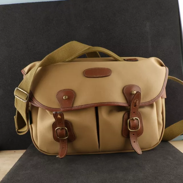 BILLINGHAM HADLEY PRO CAMERA BAG (Khaki Canvas/Tan Leather) Very Good Condition