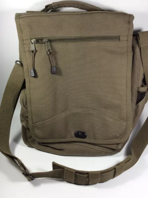 Rothco Messenger Bag Military Field Canvas Tote 14” X 11”