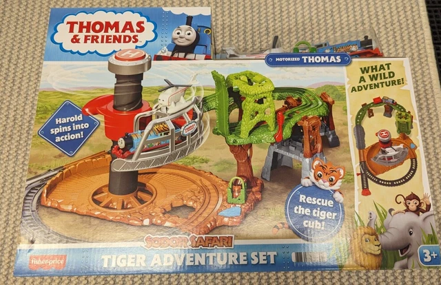 THOMAS & FRIENDS Sodor Safari Tiger Adventure Train Set w/ Motorized ...