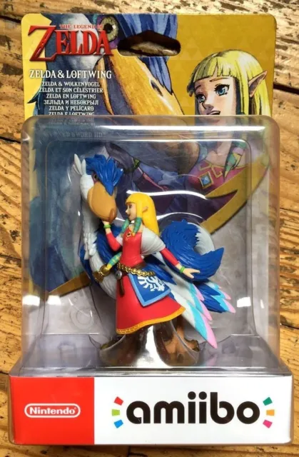 Zelda & Loftwing - Figurine Amiibo The Legend Of Zelda Neuve Sous Blister New