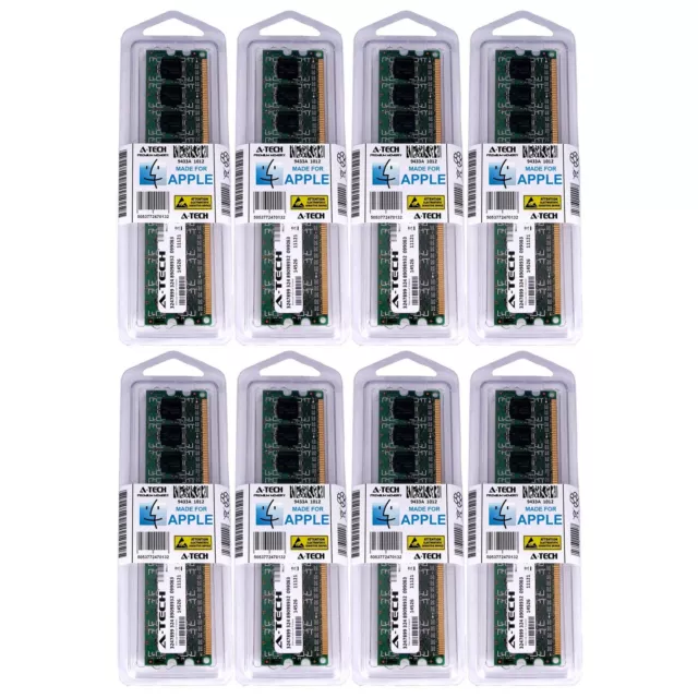 8GB KIT 8X 1GB PC2-4200 NON ECC Power Mac G5 Quad Dual Core A1117 Memory Ram