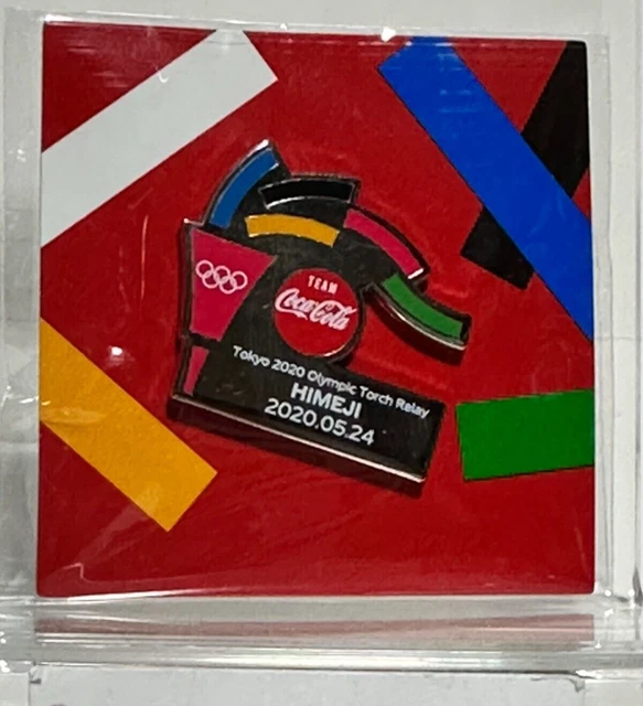 Coca Cola Tokyo 2020 Olympic OFFICIAL PINS HIMEJI PINS BADGE NUOVO Dal GIAPPONE
