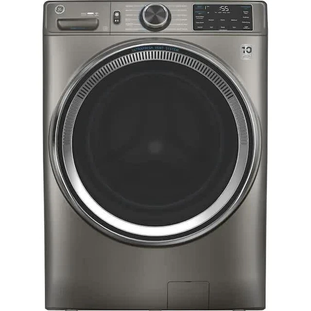 GE ULTRAFRESH VENT System 4.8cu ft Stackable Steam Cycle FrontLoad