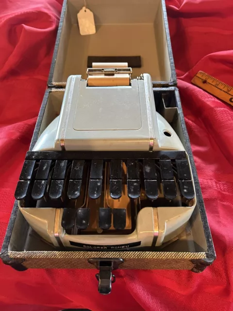 Vintage Stenographic Machines Inc. Standard Model Stenograph in Case