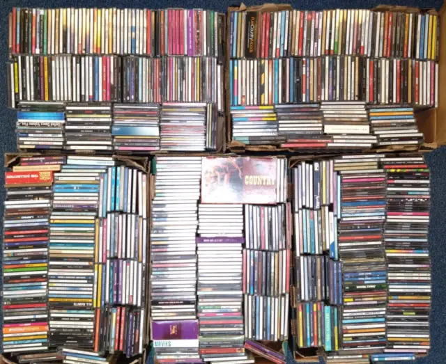 Media Job Lot - 5 Crates of CDs- unchecked / untested  Media W28