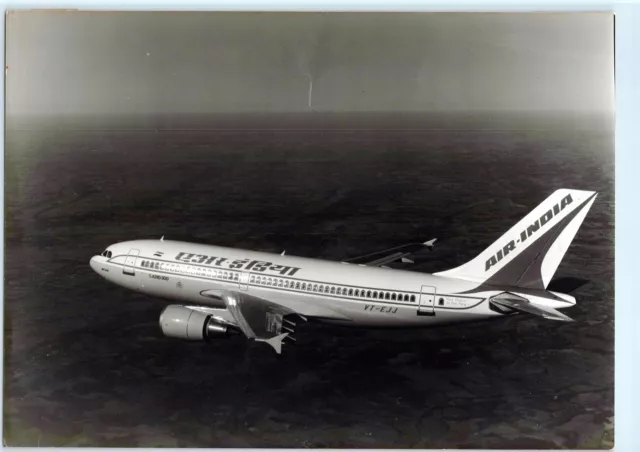 Air India Airbus A310-300 Vt-Ejj Large Vintage Original Manufacturers Photo