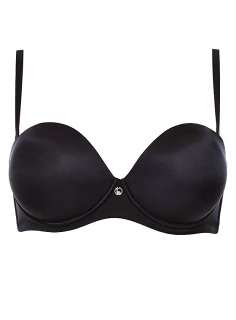 Reggiseno donna fascia balconcino super push up più 2 taglie Lormar Double Extra 3