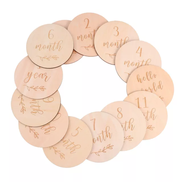 Newborn Milestone Discs Baby Monthly Photo Props Baby Photography Board