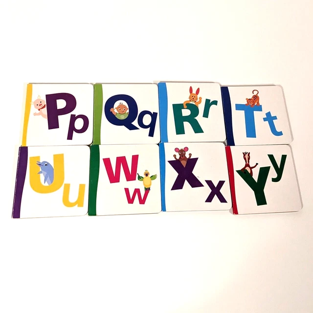 BABY EINSTEIN ALPHABOOKS Kids Board Books, Replacement Books U R X T Y ...