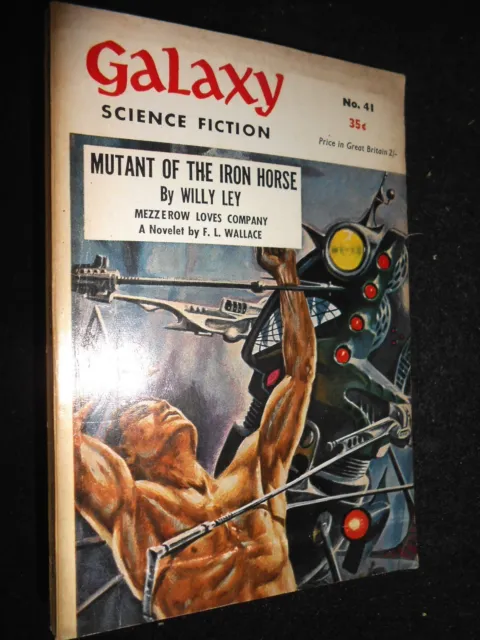 GALAXY MAGAZINE: Vintage Science Fiction Short Stories - c1956 - Willy Ley, etc