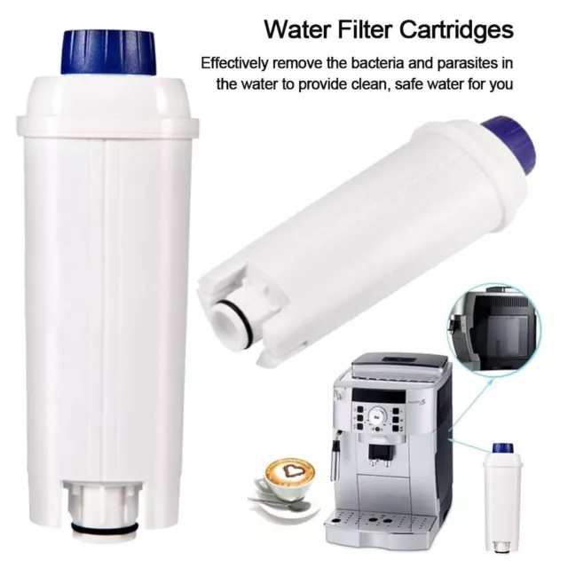 3 X Wasserfilter Kartuschen für DeLonghi DLSC002, SER3017 Kaffeemaschine  Filter