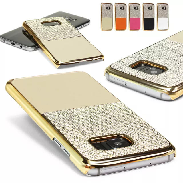 Urcover Coque de Protection Élégante Strass Scintillant  Film Verre Trempé