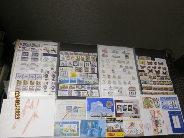 Briefmarken, BRD ab 70er bis 2000er Jahre, 95 u, Posten & Lots, Gestempelt