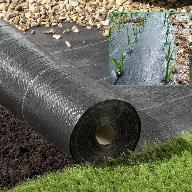WEED CONTROL FABRIC Ground Cover Landscaping Membrane 1m4m Wide to