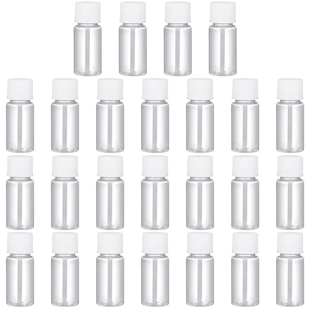 Set 6 Contenitori Viaggio 20ml Con Coperchio – Mini Barattoli Per Cosmetici, Creme E Lozioni – Inclusi 2 Cucchiai – Colori Assortiti - 5
