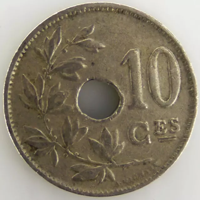 10 Centimes - Cuivre-Nickel - TTB - 1923 - Belgique - Pièce de monnaie [FR]