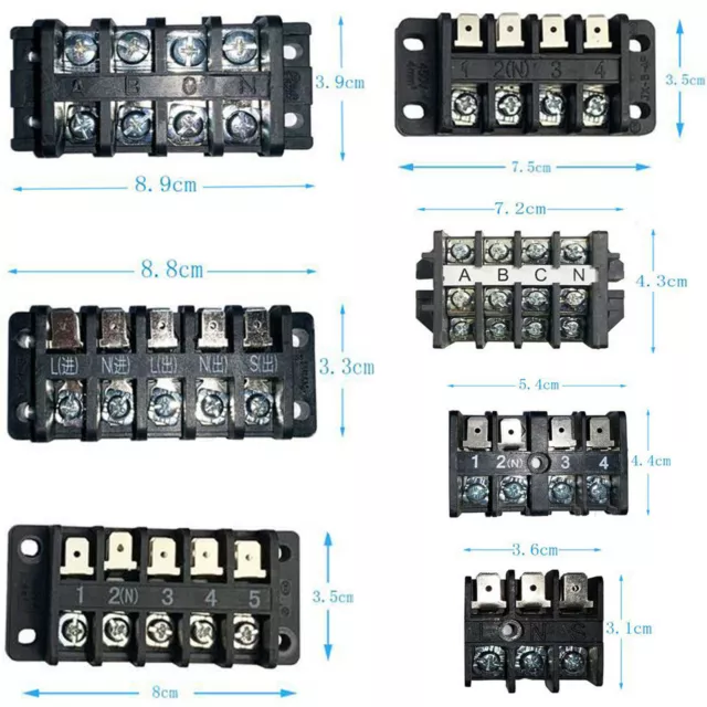 New Row Wire Barrier Terminal Block Power Connections for Midea Air Conditioner