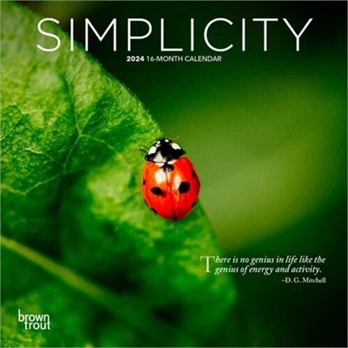 SIMPLICITY 2024 MINI 7x7 (Calendar) 10.30 PicClick