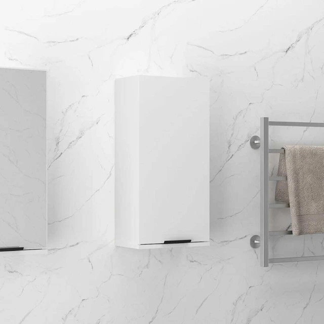 Vidaxl Mobile da Bagno a Parete Bianco 32x20x67 cm