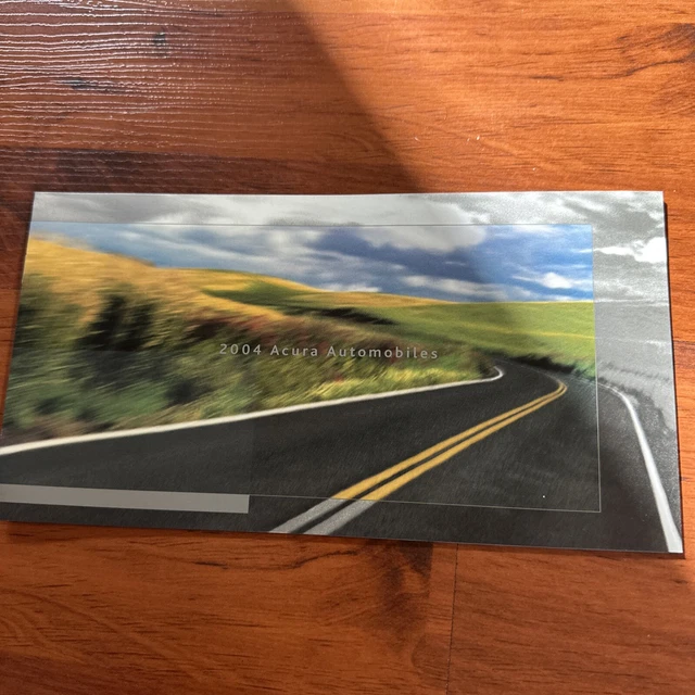 2004 Acura RL TL MDX RSX TSX NSX Sales Brochure - Original