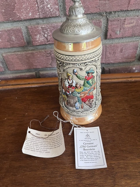 Alt Grenzau Stein Raised Relief Decoration 9.25 in German