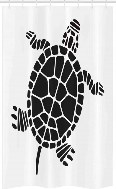 Tenda Doccia, Tartaruga Oceanica Lavabile 182X182 Cm Poliestere