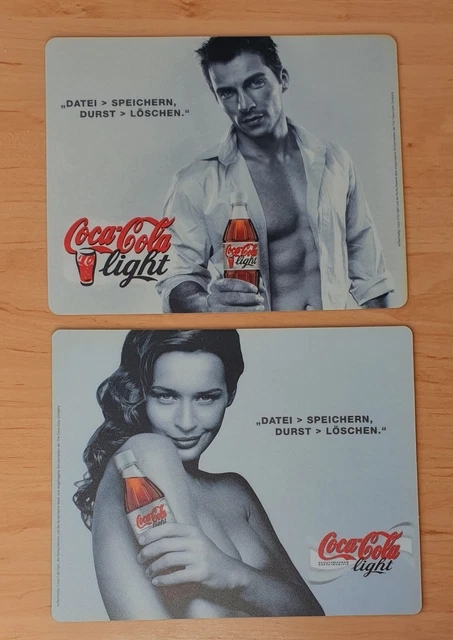 Coca-Cola   2 schöne Coca-Cola Light Mouse Pads unbenutzt