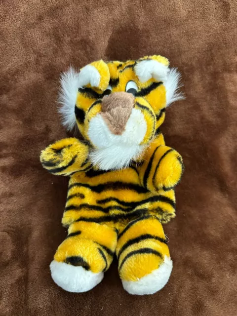 Vintage tiger hand puppet