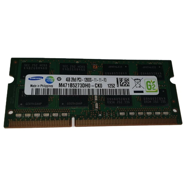 4GB Samsung 2Rx8 PC3-12800s-11-11-F3 Laptop Memory Ram M471B5273DH0-CK0 DIMM