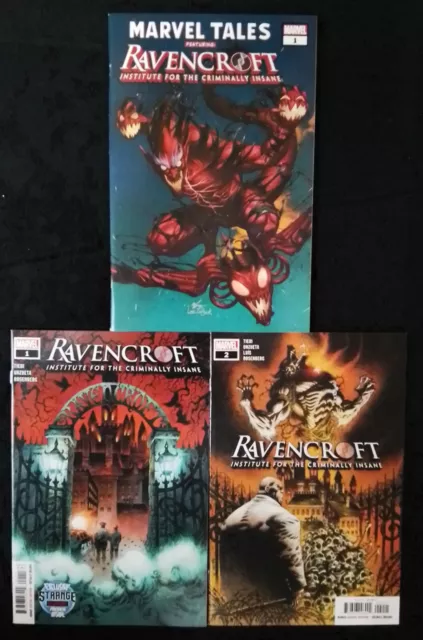 Ravencroft Institute for the Criminally Insane Lot of 3 Marvel 2020 VF/NM