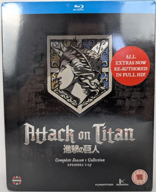 進撃の巨人 (ATTACK ON TITAN: COMPLETE SEASON ONE) dwos6rj Amazon.com: Attack On Titan: Complete Season One Collection [Blu