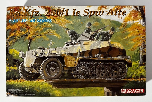 Maquette DRAGON 1/35 – Sd.Kfz.250/9 – Ref 6316 – Véhicule Reconnaissance 2cm – NEUF
