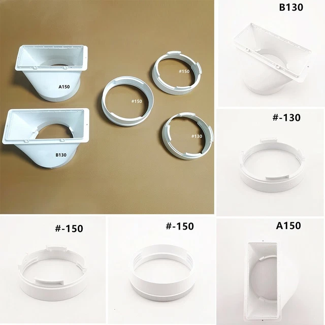 1 PC Échappement Conduit Interface 13/15cm Climatisation for Haier Durable New