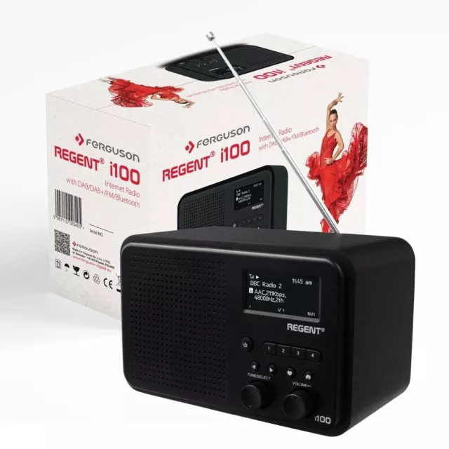 Radio Internet REGENT i100 - FM |DAB+| BT| Wifi