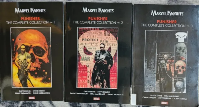 Marvel Knights Punisher by Garth Ennis: The Complete Collection Vol. 1, 2 & 3 