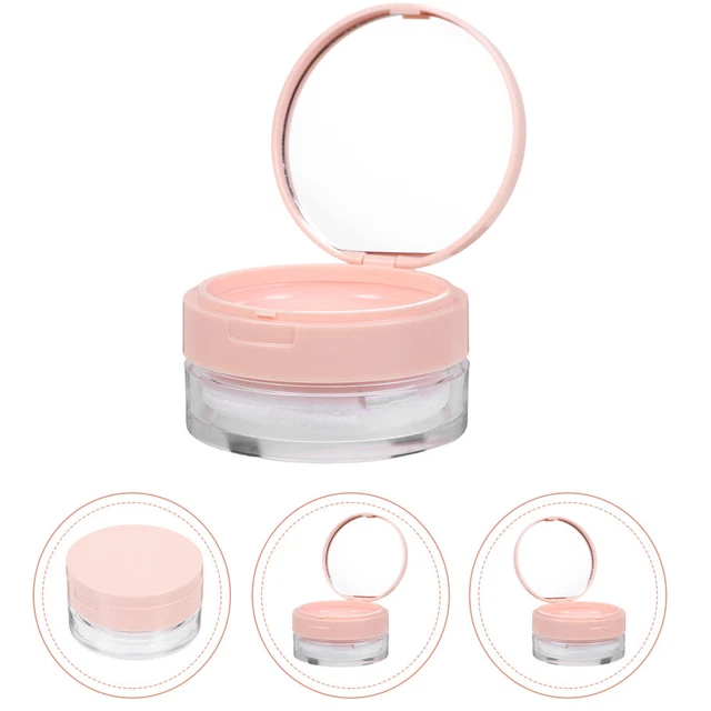 Contenedor en polvo suelto de maquillaje soporte en polvo