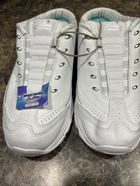 Skechers D'lites White Air Cold Memory Foam Women’s Size 10 New